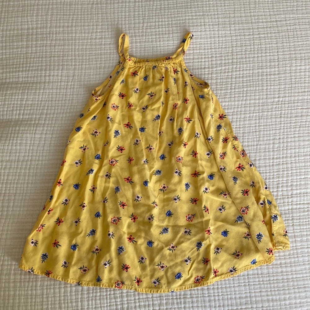 Yellow Floral Dress